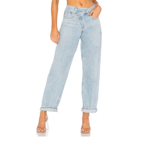 Agolde Criss Cross Upsized Jean Suburbia Summer Wash - Picture 2 of 9